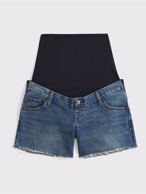 Abercrombie & Fitch Maternity High Rise Dad Short in medium size 29
